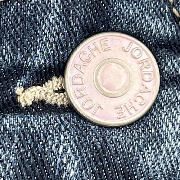 Jordache Bib Overall Shorts Blue Denim Girls Size XS 4-5 Summer - Picture 6 of 11